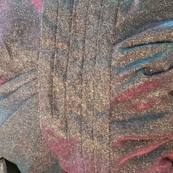 Grab-A-Dress Special Grey Iridescent Sleeveless Fit & Flare Dress Size 0 - Picture 4 of 10